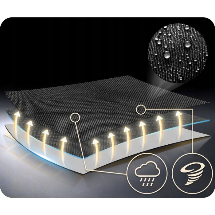 Leagan tip cuib pentru copii XXL, 110 cm, 150 kg, Neo-Sport 110210, Negru