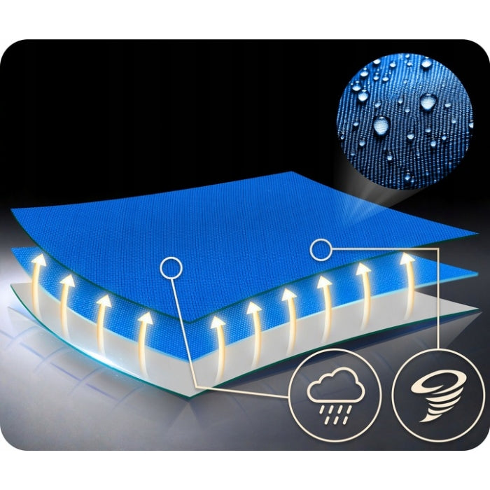 Leagan tip cuib pentru copii XXL, 120 cm, 150 kg, Neo-Sport 110221, Albastru