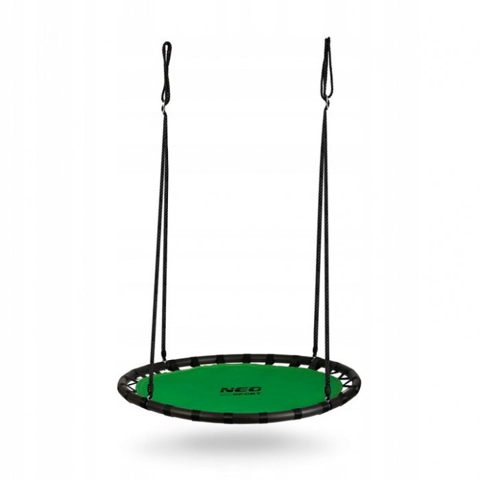 Leagan tip cuib pentru copii XXL, 120 cm, 150 kg, Neo-Sport 110222, Verde