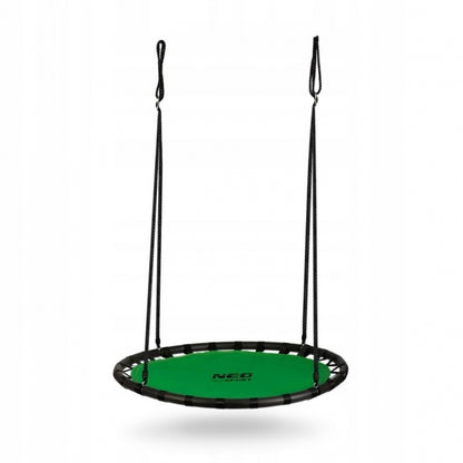 Leagan tip cuib pentru copii XXL, 120 cm, 150 kg, Neo-Sport 110222, Verde