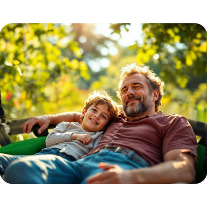 Leagan tip cuib pentru copii XXL, 120 cm, 150 kg, Neo-Sport 110222, Verde