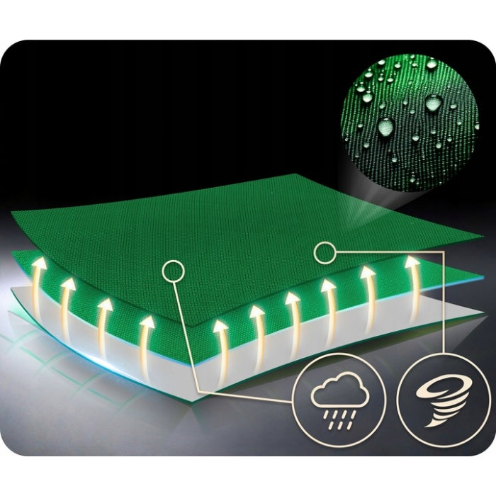 Leagan tip cuib pentru copii XXL, 120 cm, 150 kg, Neo-Sport 110222, Verde