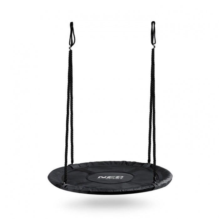 Leagan tip cuib pentru copii XXL, 100 cm, 150 kg, Neo-Sport 110300, Negru