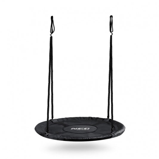 Leagan tip cuib pentru copii XXL, 100 cm, 150 kg, Neo-Sport 110300, Negru