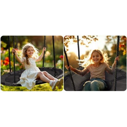 Leagan tip cuib pentru copii XXL, 100 cm, 150 kg, Neo-Sport 110300, Negru