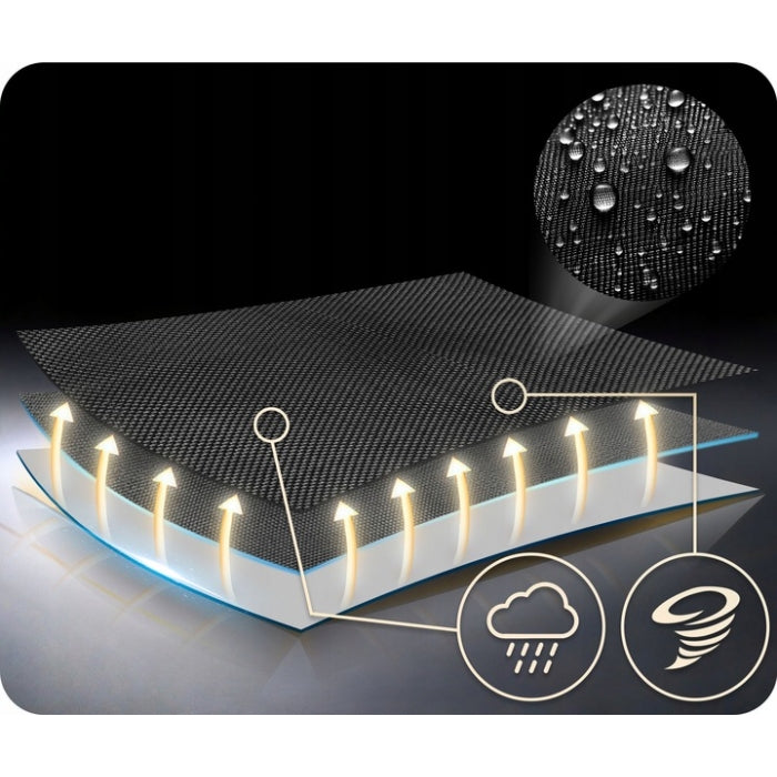 Leagan tip cuib pentru copii XXL, 110 cm, 150 kg, Neo-Sport 110310, Negru