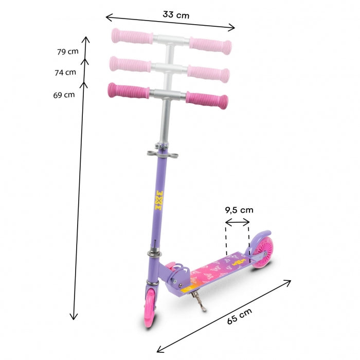 Trotineta pliabila 120mm WXM SKIPO - Butterfly