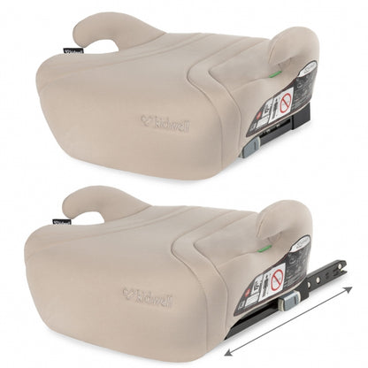 Inaltator auto cu Isofix 125-150 cm Kidwell Bono - Beige