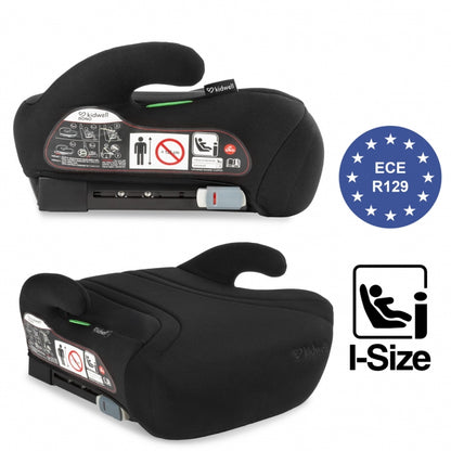 Inaltator auto cu Isofix 125-150 cm Kidwell Bono - Black