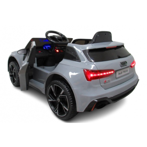 Masinuta electrica cu telecomanda Audi RS6 R-Sport - Gri
