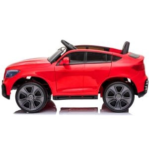 Masinuta electrica cu telecomanda 4 x 4, roti EVA, Mercedes AMG GLC COUPE, varsta 1-4.5 ani, 105x67x46 cm, putere 180W - Rosu
