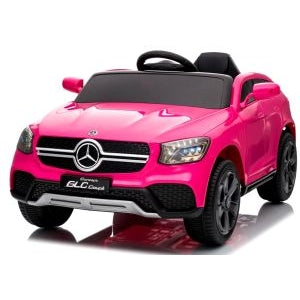 Masinuta electrica cu telecomanda 4 x 4, roti EVA, Mercedes AMG GLC COUPE, varsta 1-4.5 ani, 105x67x46 cm, putere 180W - Roz