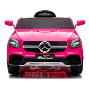 Masinuta electrica cu telecomanda 4 x 4, roti EVA, Mercedes AMG GLC COUPE, varsta 1-4.5 ani, 105x67x46 cm, putere 180W - Roz