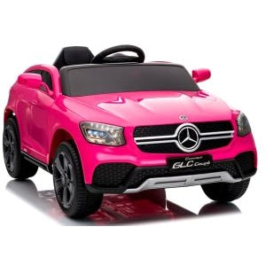 Masinuta electrica cu telecomanda 4 x 4, roti EVA, Mercedes AMG GLC COUPE, varsta 1-4.5 ani, 105x67x46 cm, putere 180W - Roz