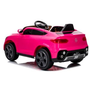 Masinuta electrica cu telecomanda 4 x 4, roti EVA, Mercedes AMG GLC COUPE, varsta 1-4.5 ani, 105x67x46 cm, putere 180W - Roz