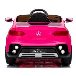 Masinuta electrica cu telecomanda 4 x 4, roti EVA, Mercedes AMG GLC COUPE, varsta 1-4.5 ani, 105x67x46 cm, putere 180W - Roz