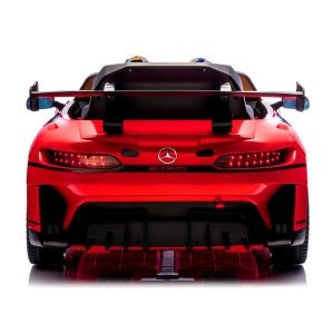 Masinuta electrica cu telecomanda MERCEDES GT3 EVO, 114x69x45 cm, varsta 1-5 ani, roti EVA, scaun din piele ECO, putere 90W - Rosu