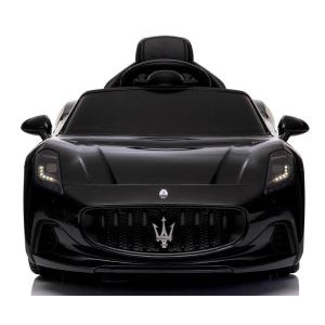 Masinuta electrica cu telecomanda MASERATI GranTurismo, 99x59.5x44 cm, varsta 1-4 ani, roti EVA, scaun din piele ECO, putere 90W - Negru