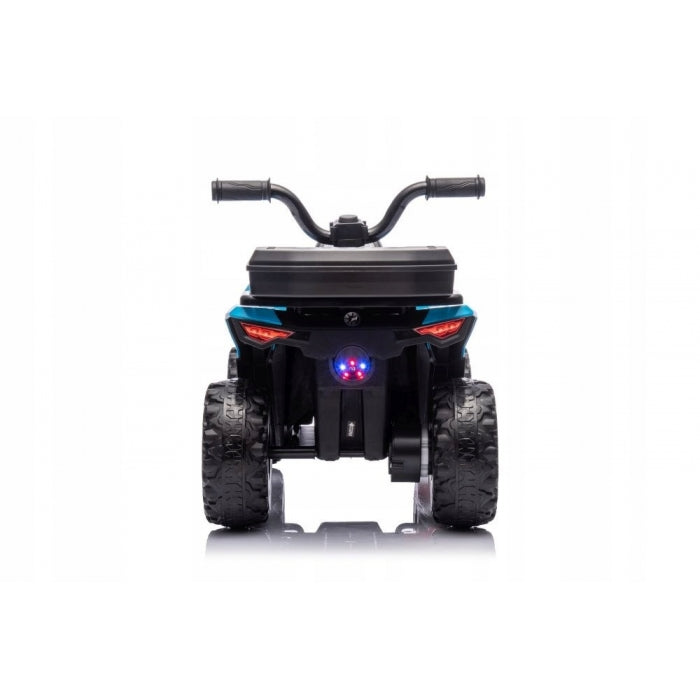 ATV electric pentru copii R-Sport J9, 70x44x40 cm, varsta 1.5-4 ani, roti si scaun din plastic, putere 25W - Albastru