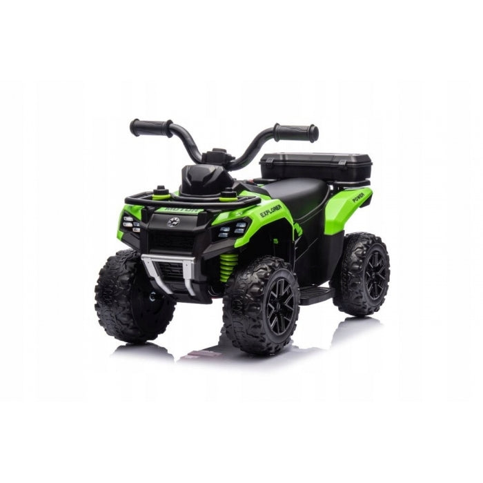 ATV electric pentru copii R-Sport J9, 70x44x40 cm, varsta 1.5-4 ani, roti si scaun din plastic, putere 25W - Verde