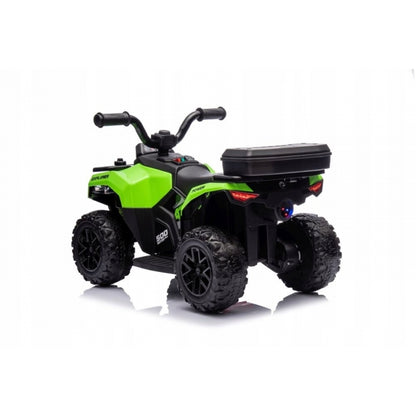 ATV electric pentru copii R-Sport J9, 70x44x40 cm, varsta 1.5-4 ani, roti si scaun din plastic, putere 25W - Verde