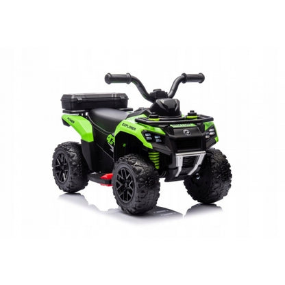 ATV electric pentru copii R-Sport J9, 70x44x40 cm, varsta 1.5-4 ani, roti si scaun din plastic, putere 25W - Verde