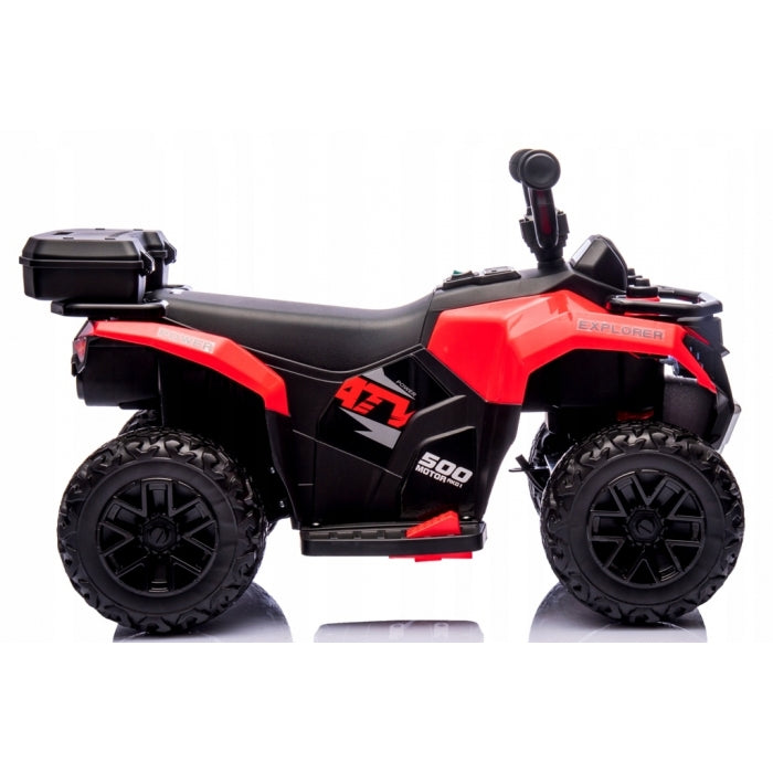 ATV electric pentru copii R-Sport J9, 70x44x40 cm, varsta 1.5-4 ani, roti si scaun din plastic, putere 25W - Rosu