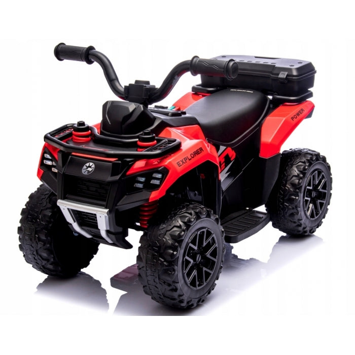 ATV electric pentru copii R-Sport J9, 70x44x40 cm, varsta 1.5-4 ani, roti si scaun din plastic, putere 25W - Rosu