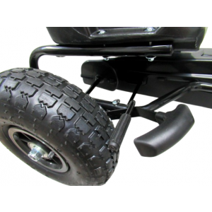 Kart cu pedale Gokart, 3-7 ani, roti gonflabile, G1 R-Sport - Negru