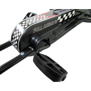 Kart cu pedale Gokart, 3-7 ani, roti gonflabile, G1 R-Sport - Negru