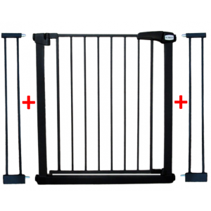 Poarta de siguranta din metal 79-105 cm R-Sport S2 - Negru