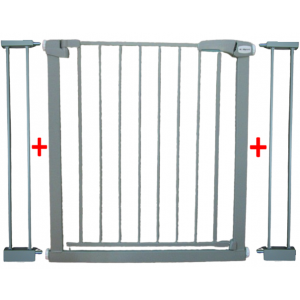 Poarta de siguranta din metal 79-105 cm R-Sport S2 - Gri