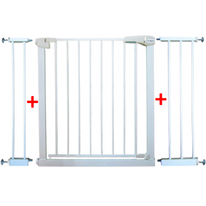 Poarta de siguranta din metal 79-115 cm R-Sport S3 - Alb