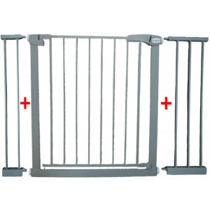 Poarta de siguranta din metal 79-115 cm R-Sport S3 - Gri