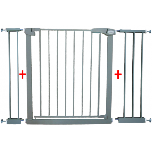 Poarta de siguranta din metal 79-115 cm R-Sport S3 - Gri