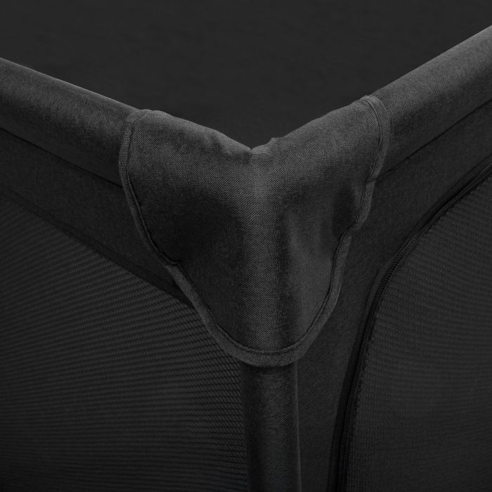 Tarc de joaca pentru copii 180 x 200 cm Kidwell FANKO - Negru