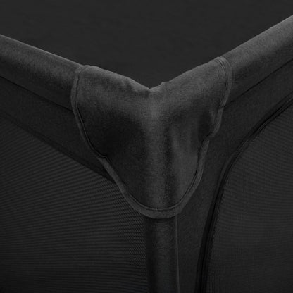 Tarc de joaca pentru copii 180 x 200 cm Kidwell FANKO - Negru