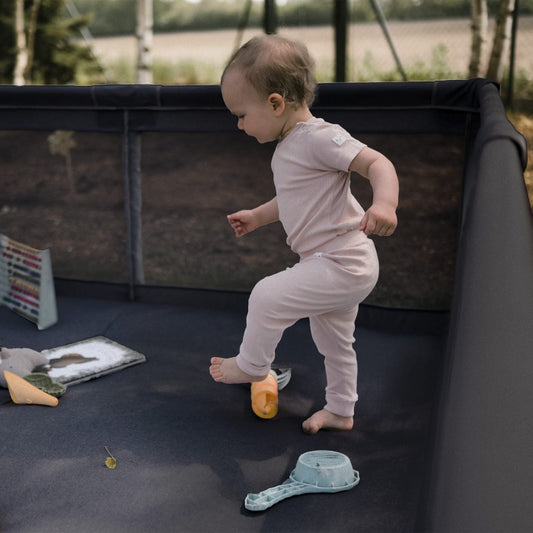 Tarc de joaca pentru copii 180 x 200 cm Kidwell FANKO - Negru