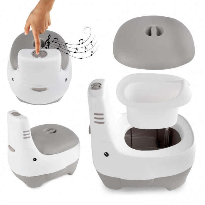 Olita pentru copii cu sunete si insertie detasabila Kidwell FINO - Gray