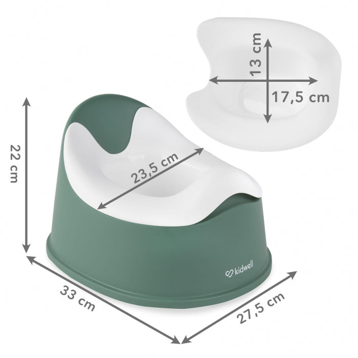 Olita pentru copii cu insertie detasabila Kidwell NILO - Green