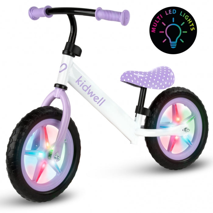 Bicicleta fara pedale cu LED Kidwell REBEL - Dots