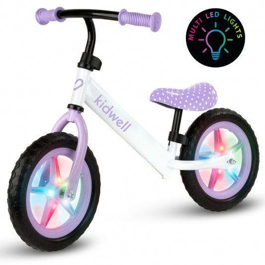 Bicicleta fara pedale cu LED Kidwell REBEL - Dots