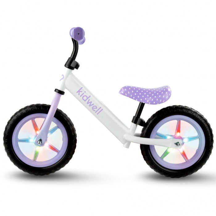 Bicicleta fara pedale cu LED Kidwell REBEL - Dots