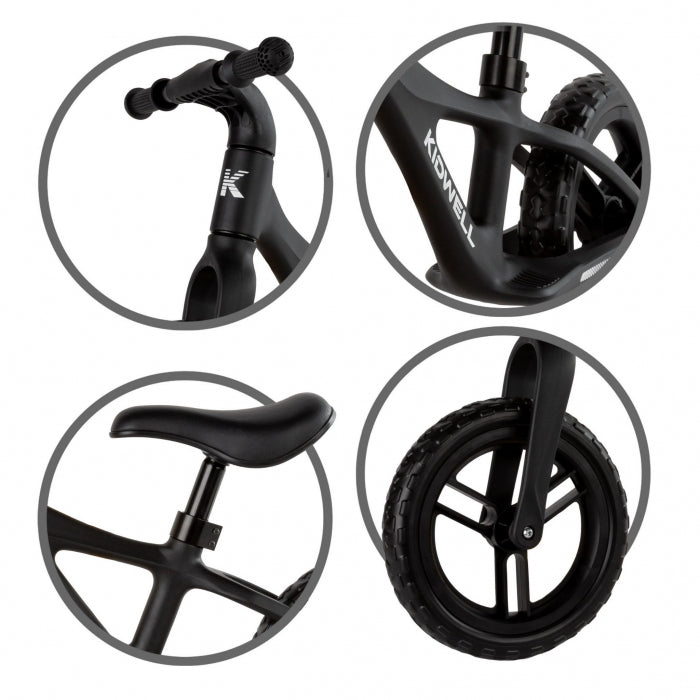 Bicicleta fara pedale Kidwell JOGO - Black