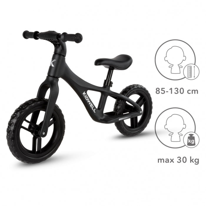 Bicicleta fara pedale Kidwell JOGO - Black