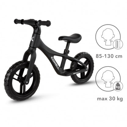 Bicicleta fara pedale Kidwell JOGO - Black
