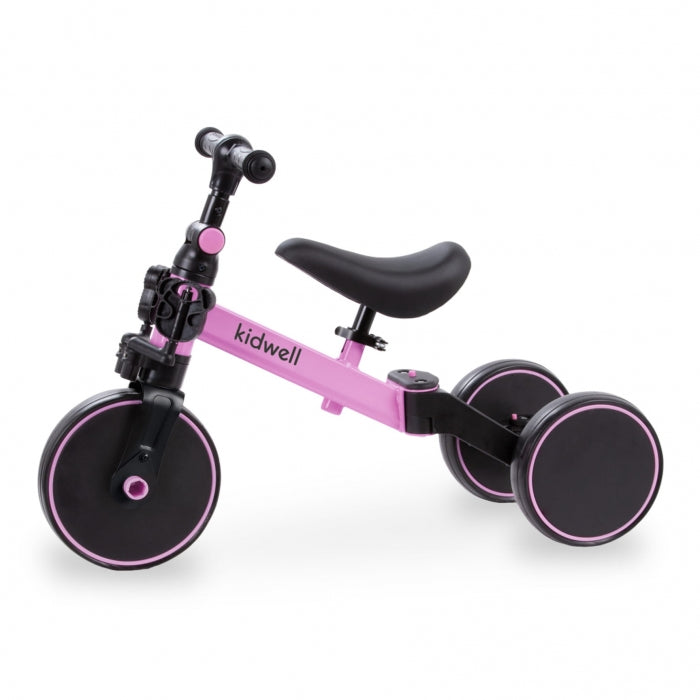 Tricicleta cu pedale 3 in 1 Kidwell Pico Pink Rose