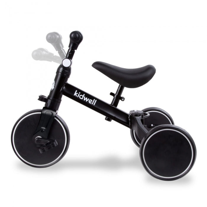 Tricicleta cu pedale 3 in 1 Kidwell Pico Total Black