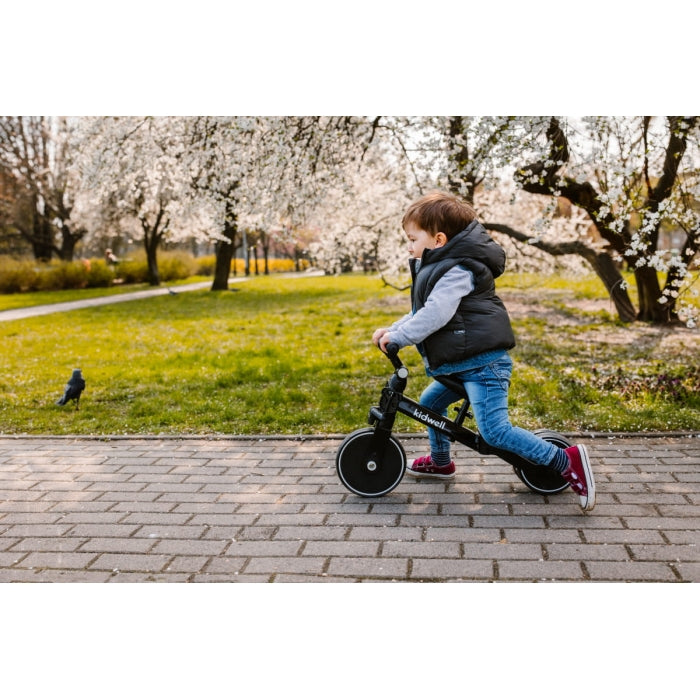 Tricicleta cu pedale 3 in 1 Kidwell Pico Total Black