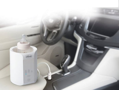 Incalzitor electric Chicco 2 in 1 cu adaptor pentru autovehicul, 0 luni+